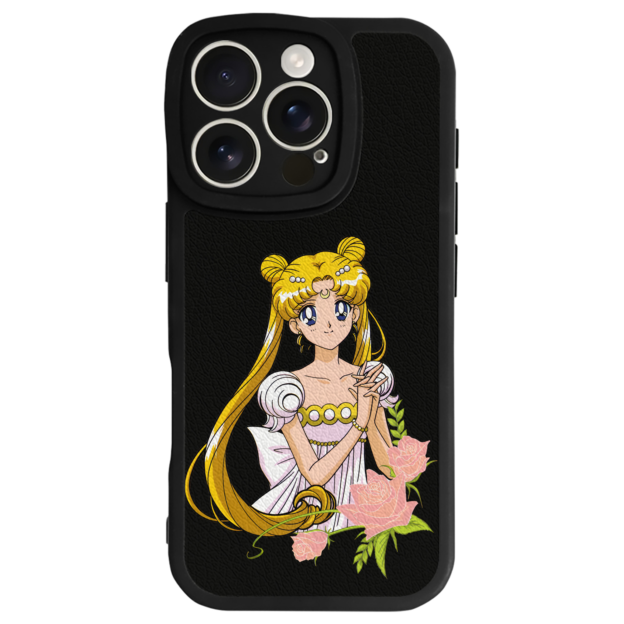 （画像用） 美少女戦士セーラームーン 愛野 美奈子 あいの みなこ Sailor Moon Aino Minako 【iPhone 16シリーズ対応】シリコンスマホケース（レザー調） 材質：シリコン